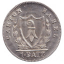 1826 - Svizzera Cantone di Basilea 1 BATZ Scudo a punta FDC